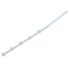 5 Line Flat Bar Angle White