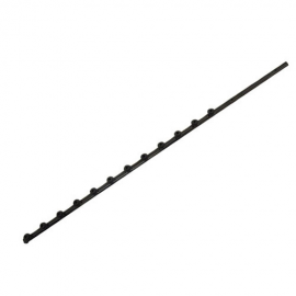 12 Line Square Tube Straight Black
