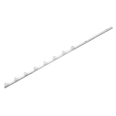 8 Line Straight Square Tube White